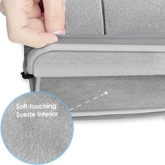 🖤 ProElife 15" Laptop Sleeve – Gray (for 2023–2025 MacBook Air 15") 🖤 - Picture 10 of 11